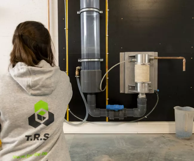 Labo schraal beton
