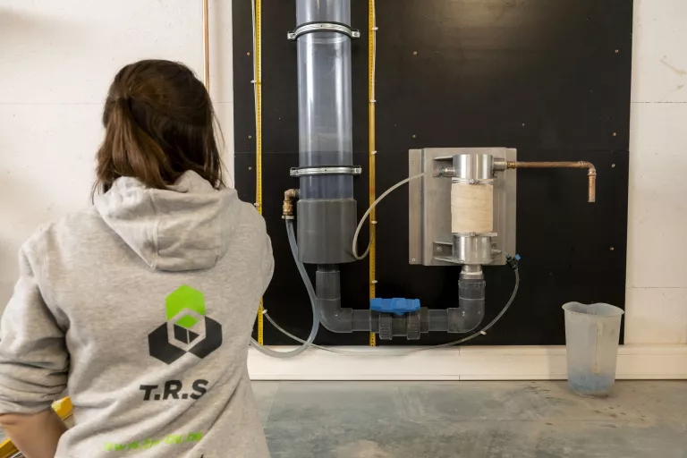 Labo schraal beton